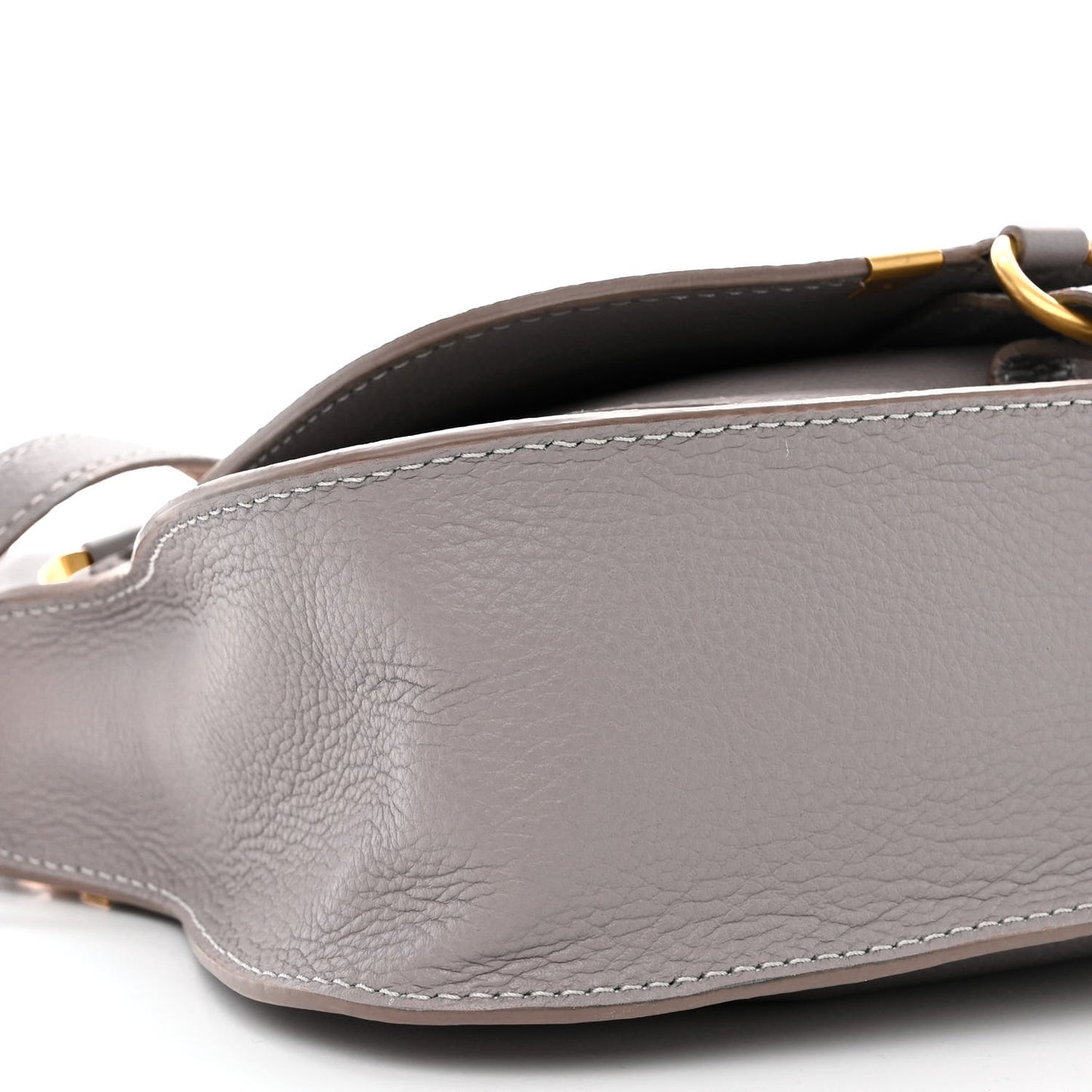 Calfskin Small Marcie Satchel Cashmere Grey