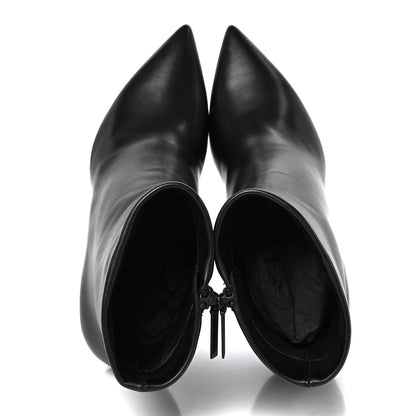 Saint Laurent Nappa Vendome Opyum 85 Ankle Boots 39 Black 2 of 10