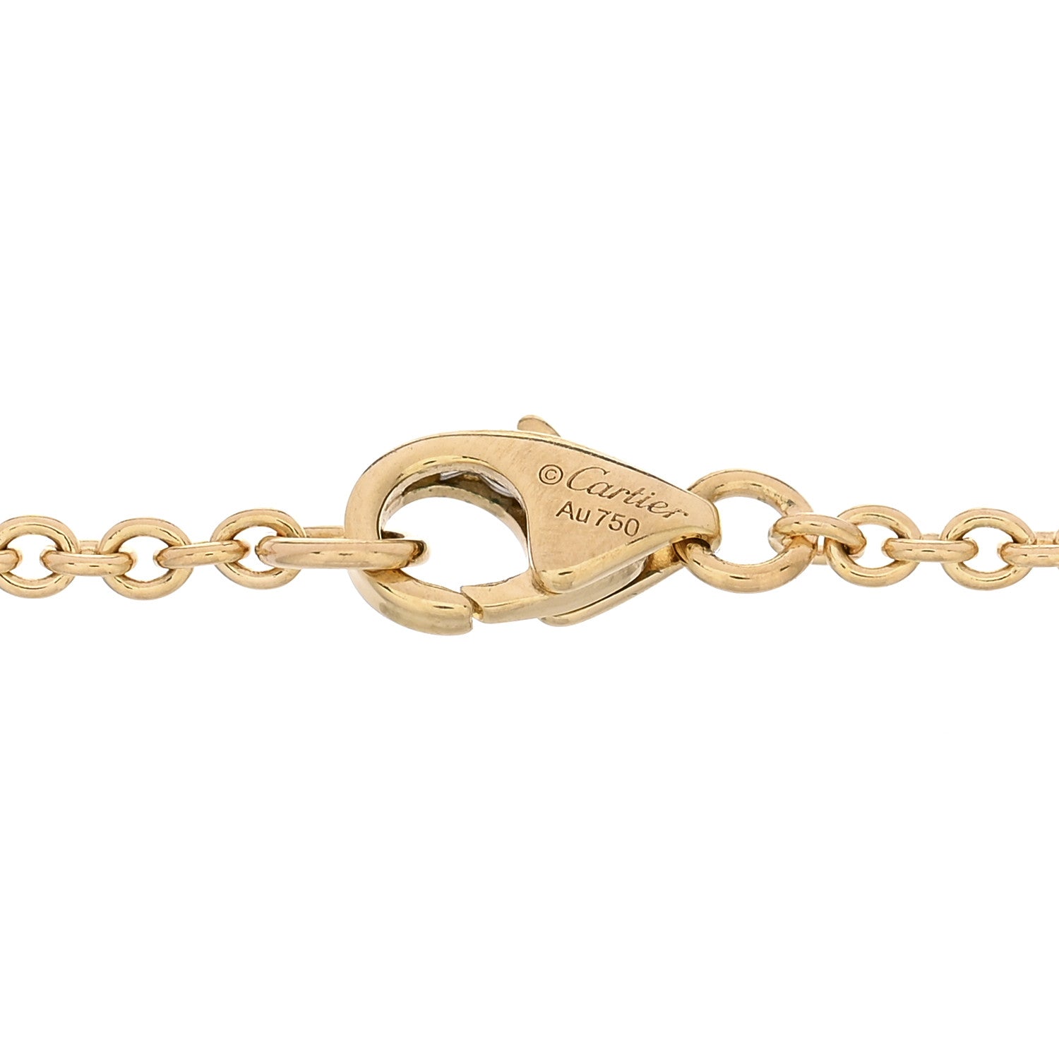 Cartier 18K Yellow Gold Interlocking LOVE Bracelet 3 of 4