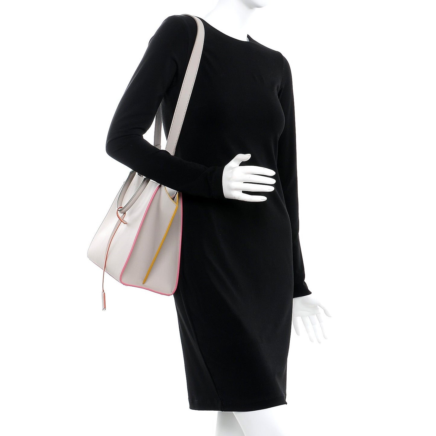 Vitello Dolce Petite 3Jours Tote Grigio Polvere