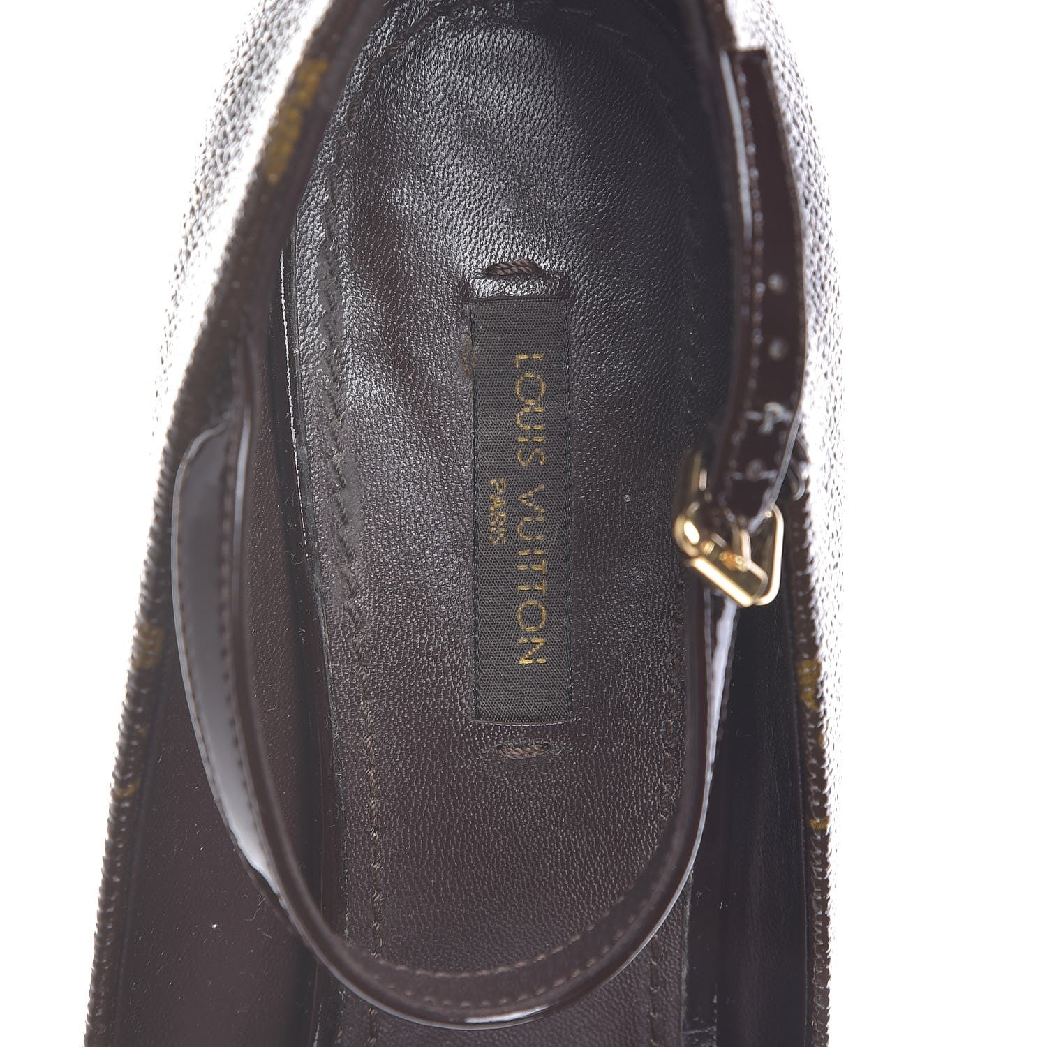 Louis Vuitton Patent Monogram Fetish Vanity Platform Pumps 39 10 of 13