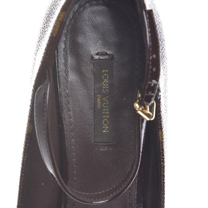 Louis Vuitton Patent Monogram Fetish Vanity Platform Pumps 39 10 of 13