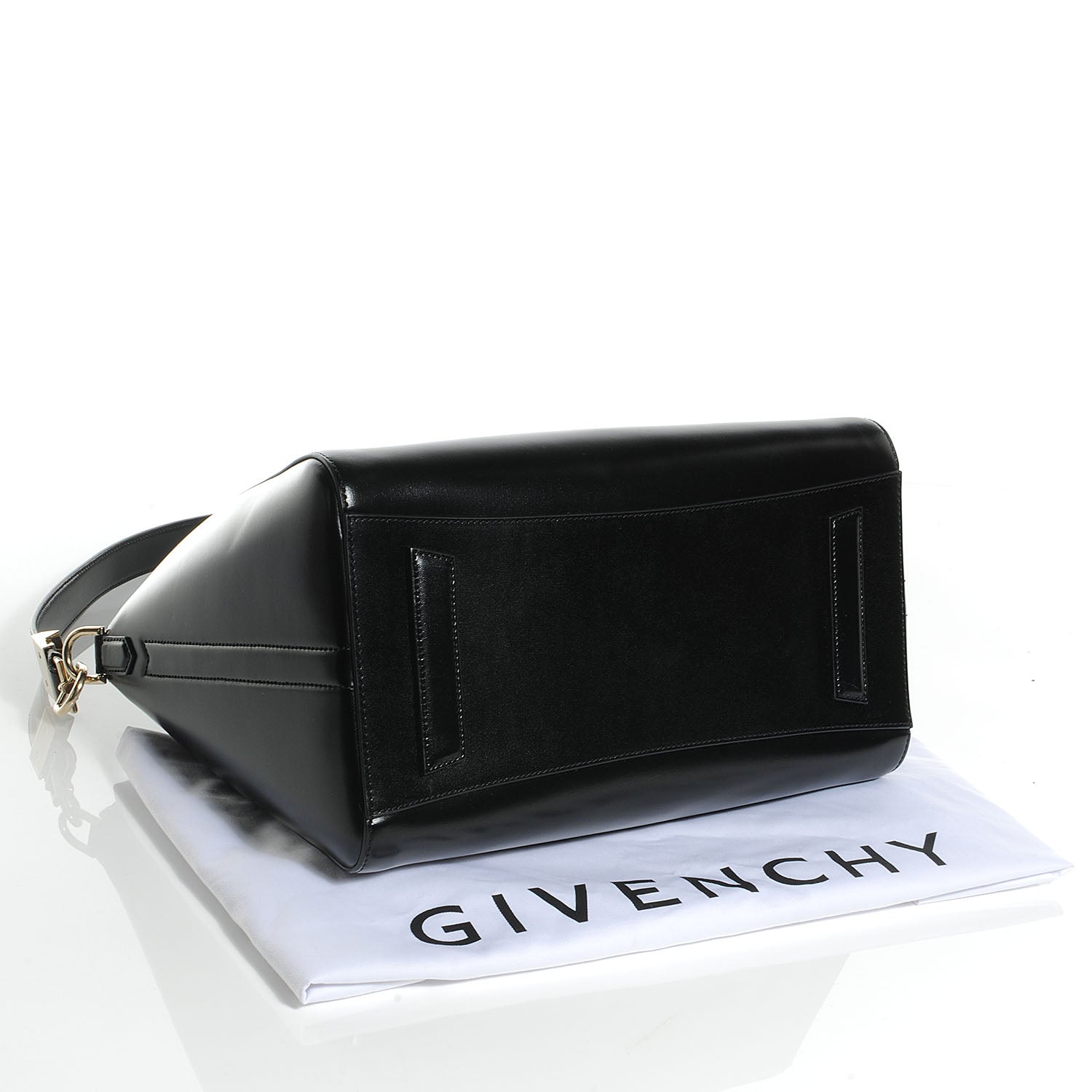 Givenchy Shiny Lord Calfskin Medium Antigona Black 4 of 11
