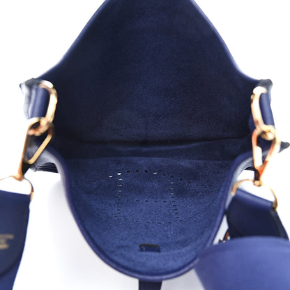 Hermes Taurillon Clemence Evelyne III PM Bleu Encre 5 of 11