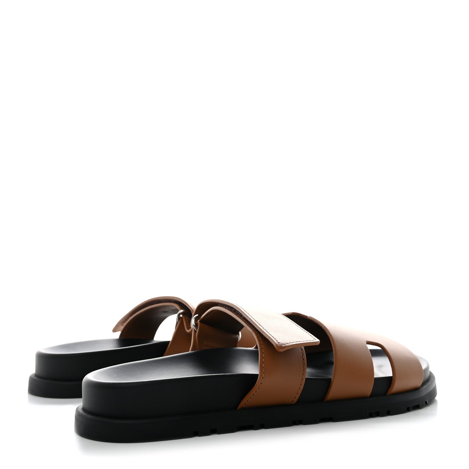 Hermes Calfskin Mens Chypre Sandals 40.5 Naturel 4 of 8