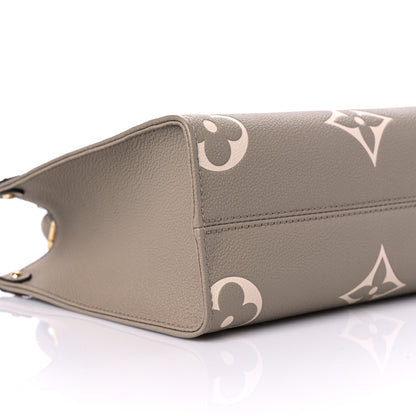 Louis Vuitton Empreinte Monogram Giant Onthego PM Tourterelle Creme 7 of 8
