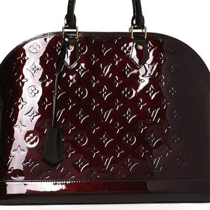 Louis Vuitton Vernis Alma GM Amarante 7 of 13