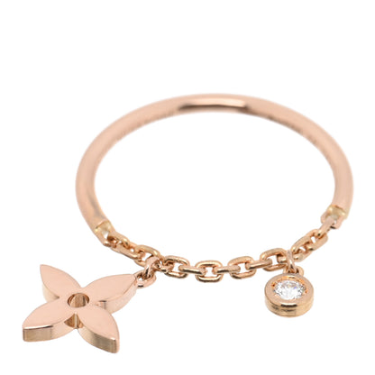 Louis Vuitton 18K Yellow Pink White Gold Diamond Idylle Blossom Pampilles Ring Set 50 5.25 4 of 8