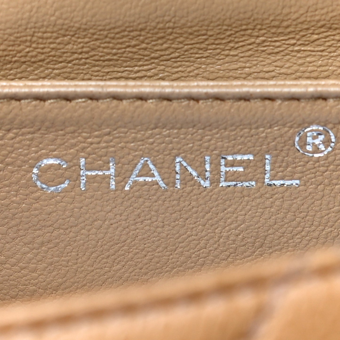 Caviar Quilted Jumbo Kelly Flap Beige