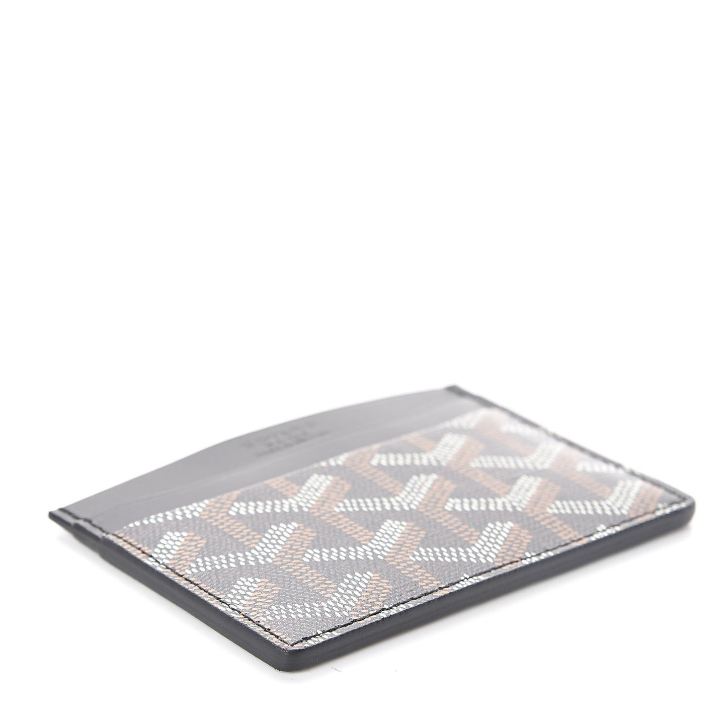 Goyardine Saint Sulpice Card Holder Black