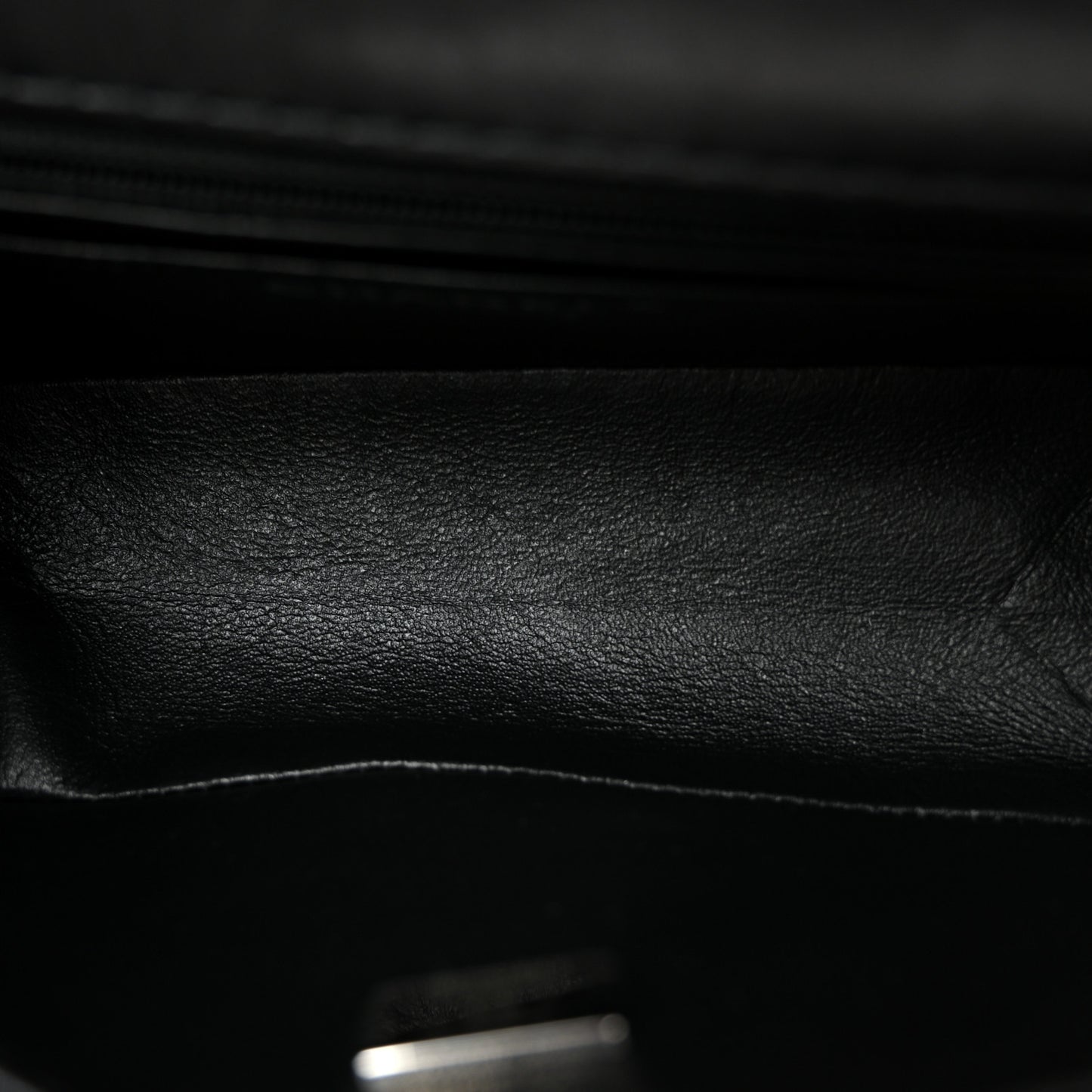 Aged Calfskin Quilted 2.55 Reissue Mini Flap So Black