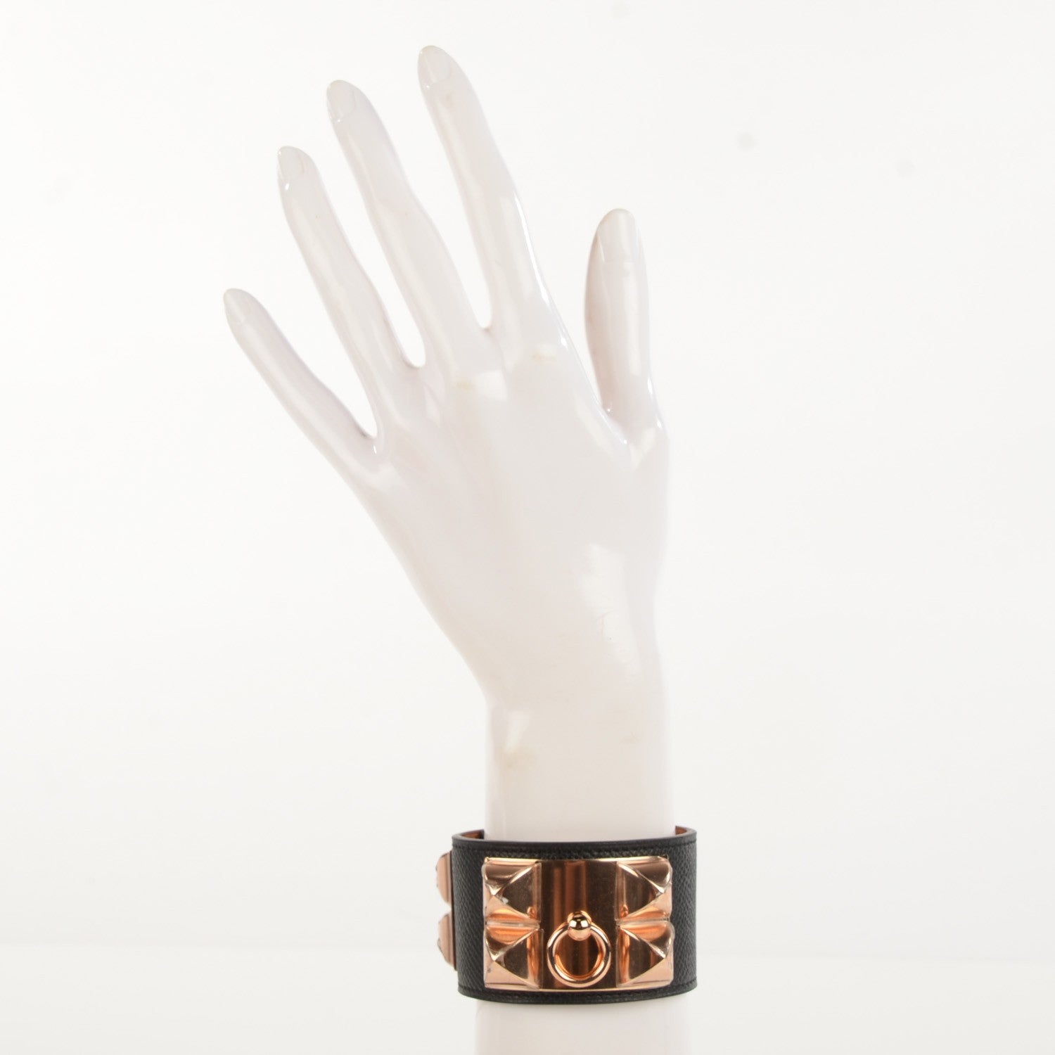 Hermes Epsom Collier de Chien CDC Bracelet S Black 2 of 6