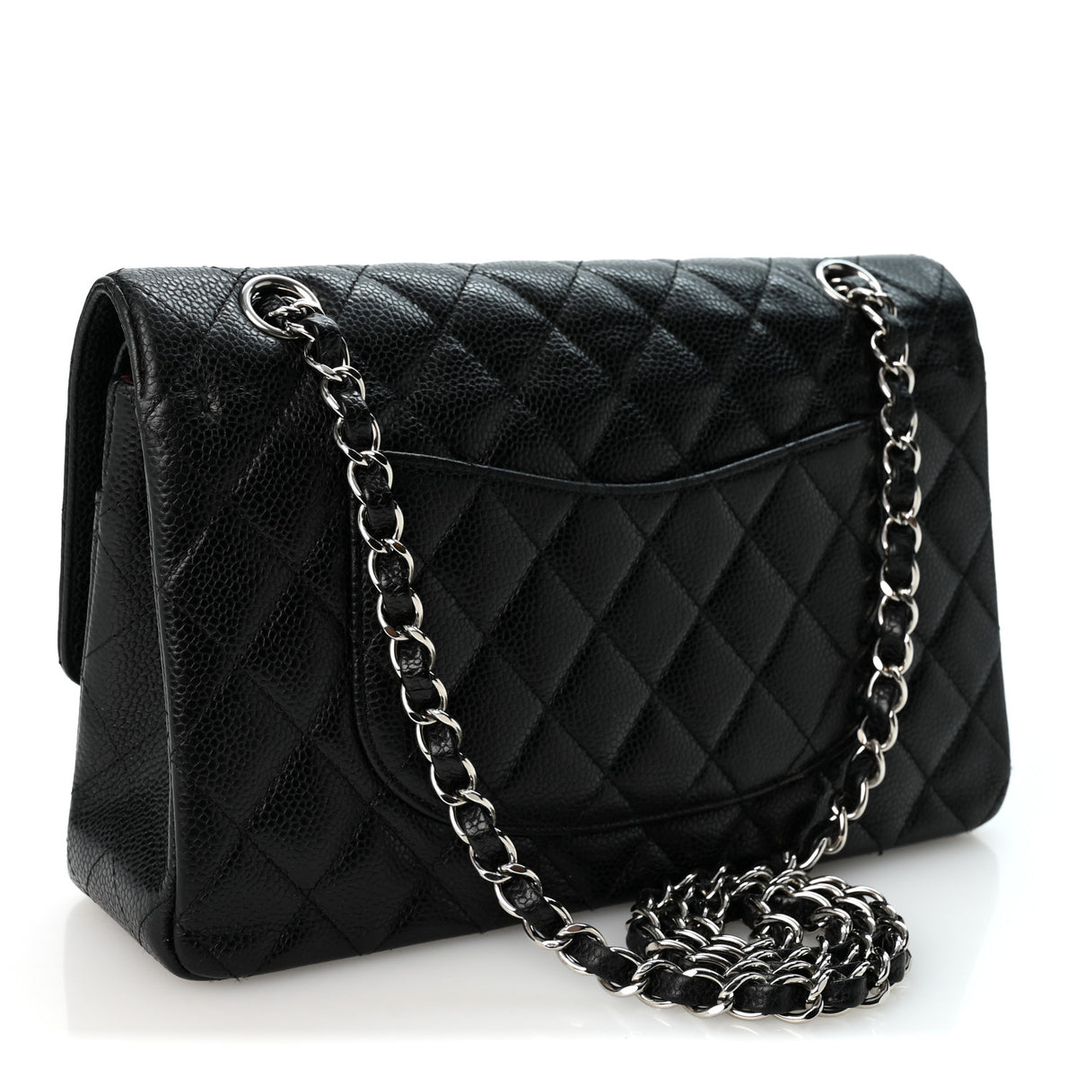 Chanel Caviar Quilted Medium Double Flap Black 3 of 8