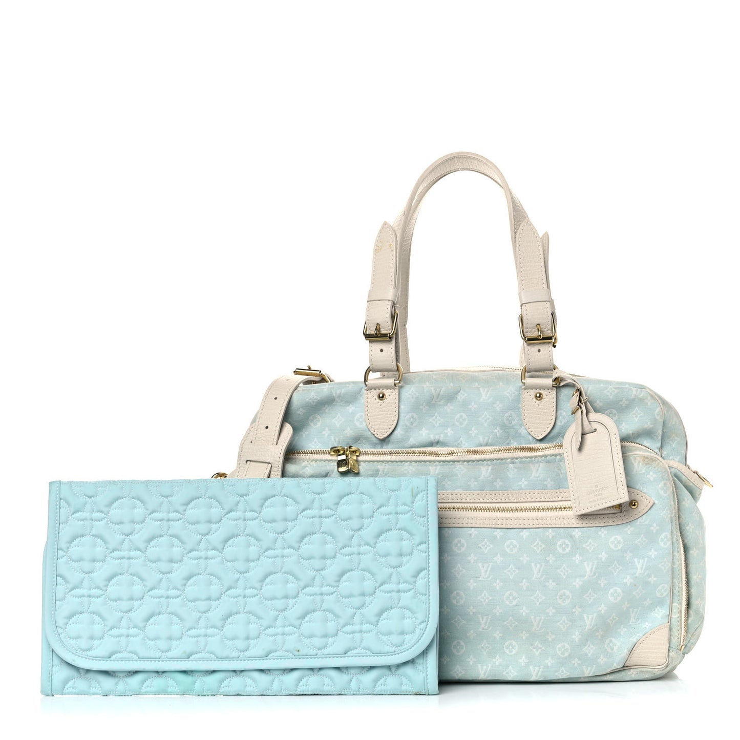Mini Lin Sac a Langer Diaper Bag Blue