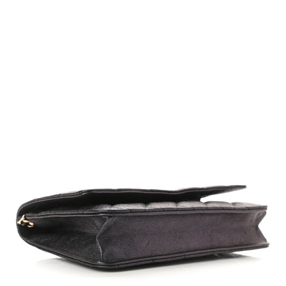 Chanel Iridescent Caviar Quilted Wallet On Chain WOC Black 4 of 12