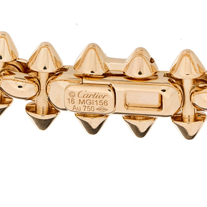 Cartier 18K Pink Gold Medium Clash De Cartier Flexible Bracelet 16 3 of 4