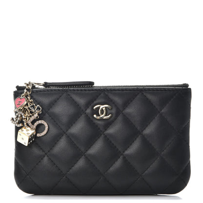 Chanel Lambskin Quilted Casino Coin Purse Black 1 of 9