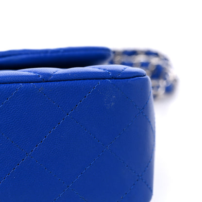 Chanel Lambskin Quilted Mini Rectangular Flap Royal Blue 12 of 12