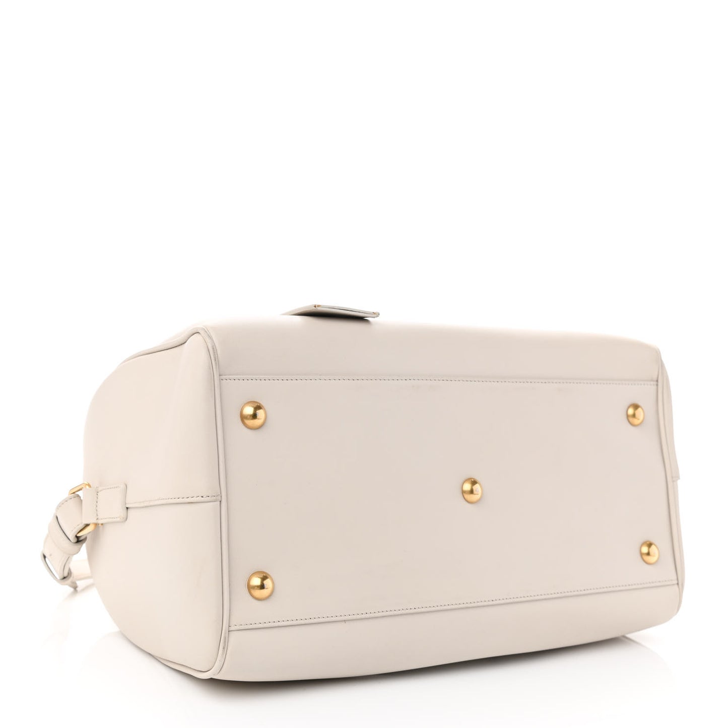 Calfskin Classic Duffle 6 Dove White