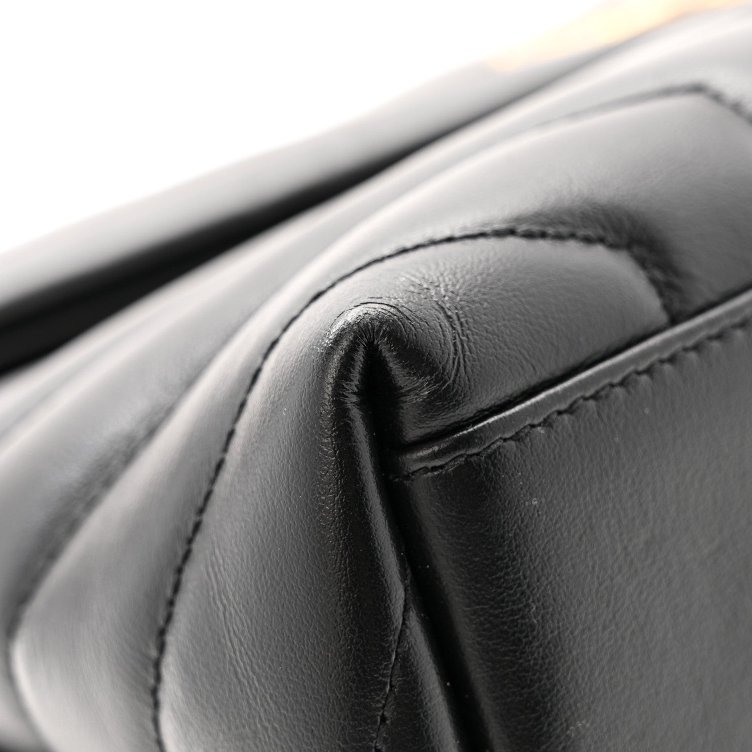 Saint Laurent Calfskin Y Quilted Monogram Medium Loulou Chain Satchel Black 14 of 17