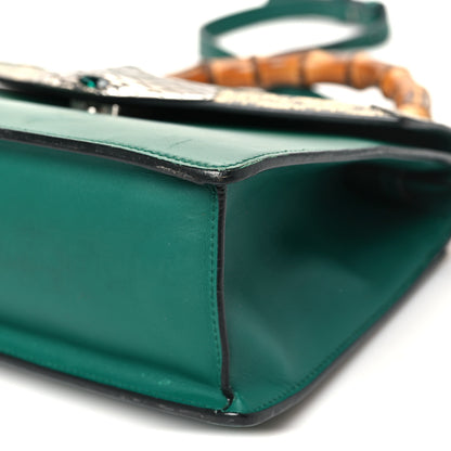 Gucci Calfskin Snakeskin Small Lilith Top Handle Bag Green 10 of 13