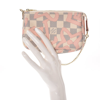 Louis Vuitton Damier Azur Tahitienne Mini Pochette Accessories 2 of 6