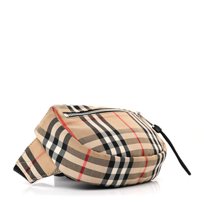 Burberry Nylon Vintage Check Small Cannon Bum Bag Archive Beige 3 of 10