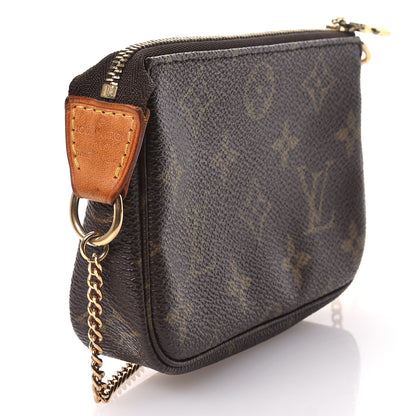 Louis Vuitton Monogram Mini Pochette Accessories 3 of 7