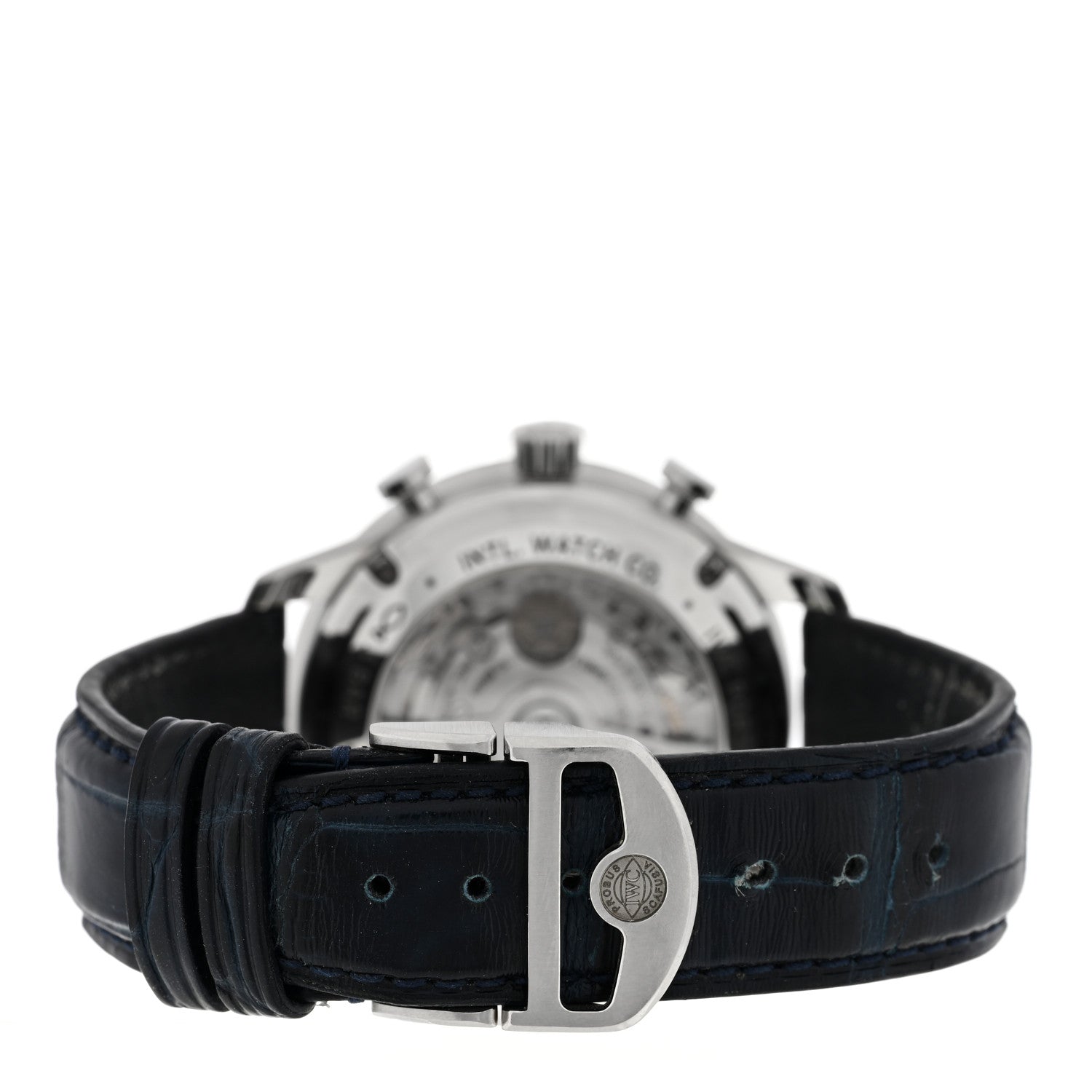 IWC Stainless Steel Alligator 41mm Portuguese Chronograph Automatic Watch IW371605 3 of 4