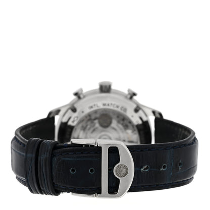 IWC Stainless Steel Alligator 41mm Portuguese Chronograph Automatic Watch IW371605 3 of 4