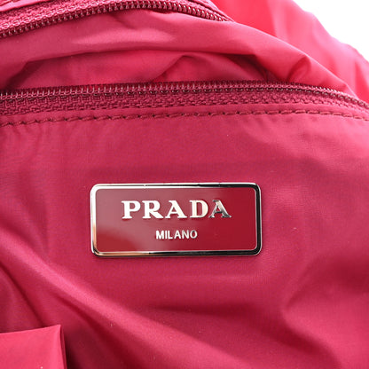 Prada Tessuto Nylon Floral Print BYOBag Shopping Tote Fuxia 9 of 13