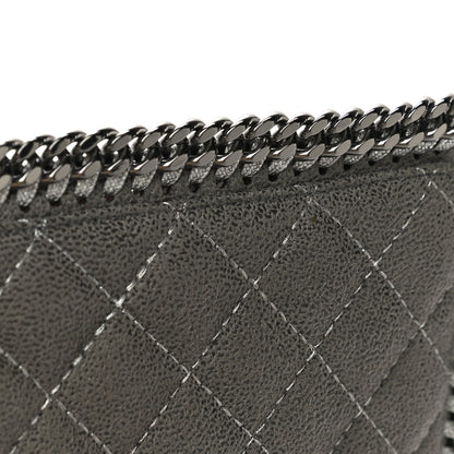 Stella McCartney Shaggy Deer Quilted Falabella Wristlet Grey 11 of 13