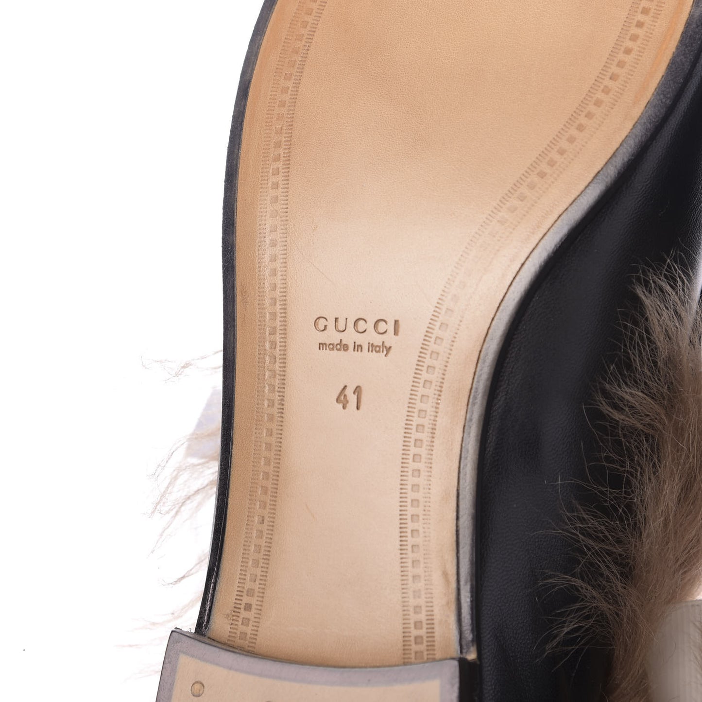 Malaga Kid Fur Womens Jordaan Loafers 41 Black Natural