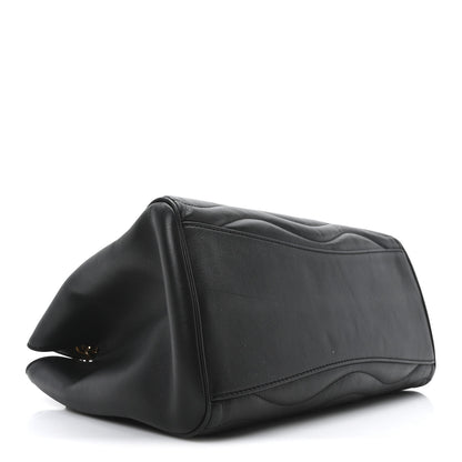 Louis Vuitton Calfskin New Wave Chain Tote Black 4 of 9