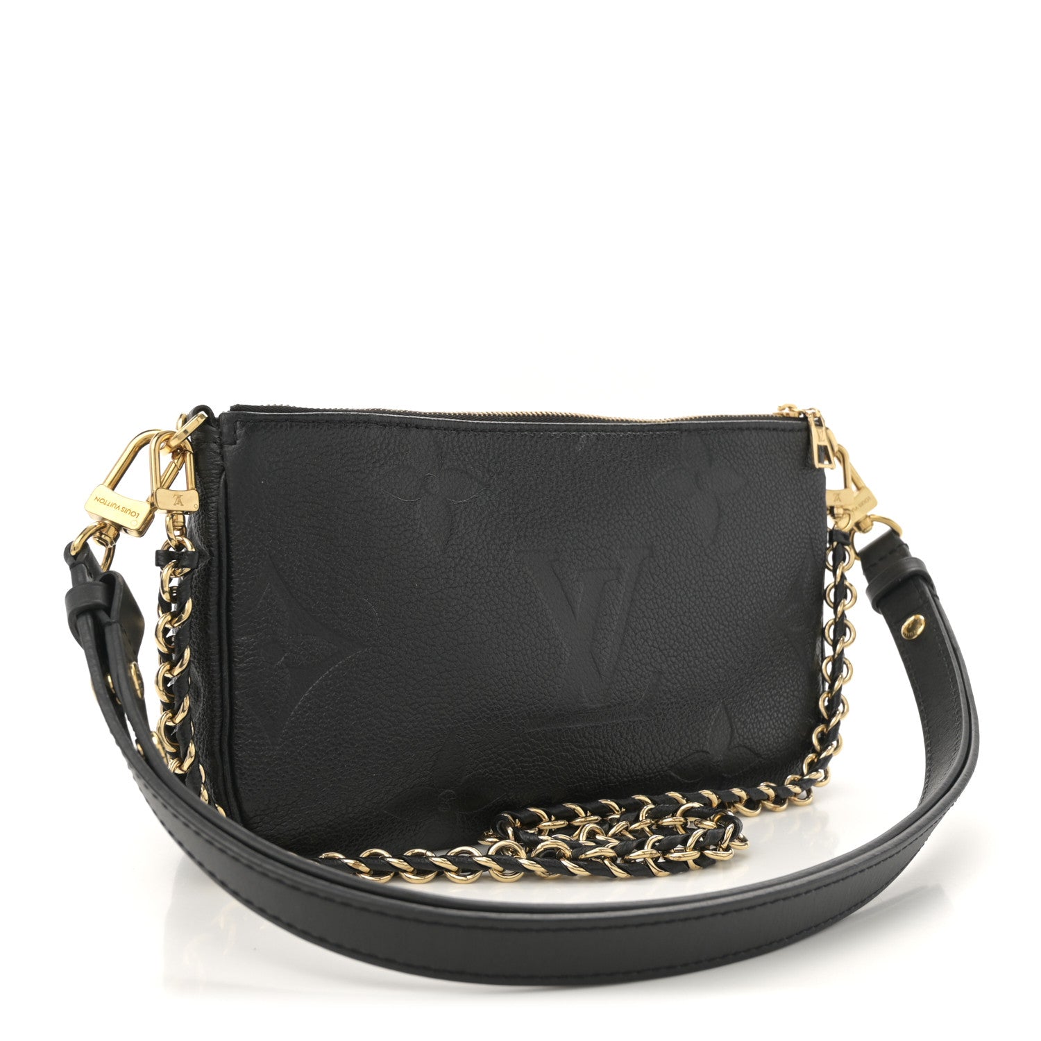Louis Vuitton Empreinte Monogram Giant Multi Pochette Accessories Black 3 of 9