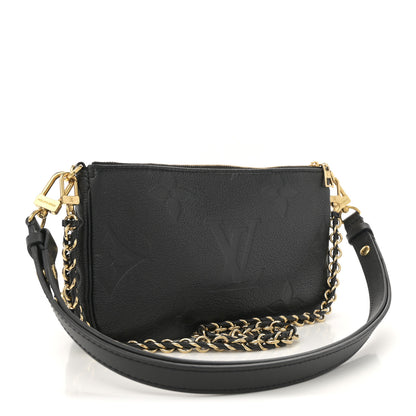 Louis Vuitton Empreinte Monogram Giant Multi Pochette Accessories Black 3 of 9
