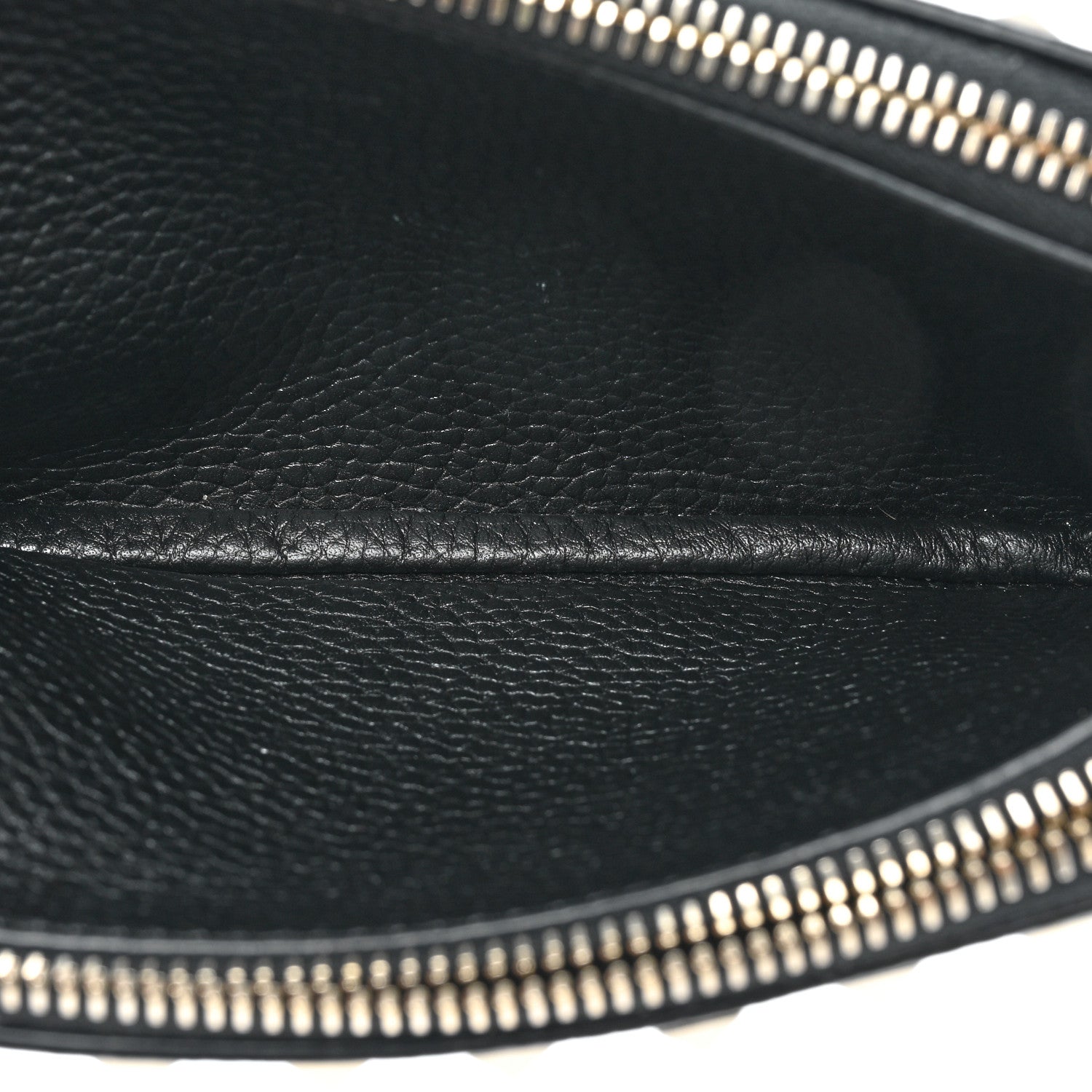 Valentino Garavani Pebbled Calfskin Rockstud Small Chain Shoulder Bag Black 6 of 10