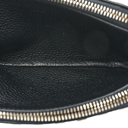 Valentino Garavani Pebbled Calfskin Rockstud Small Chain Shoulder Bag Black 6 of 10
