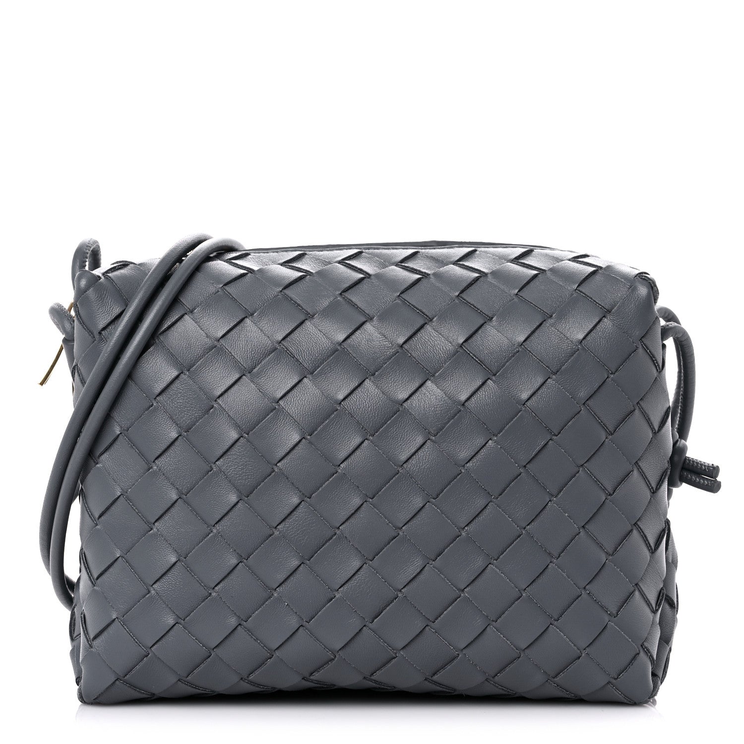 Bottega Veneta Nappa Intrecciato Small Loop Camera Bag Thunder 1 of 8