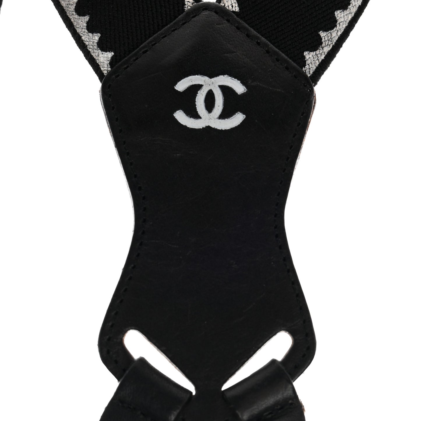 Logo Suspenders Black White