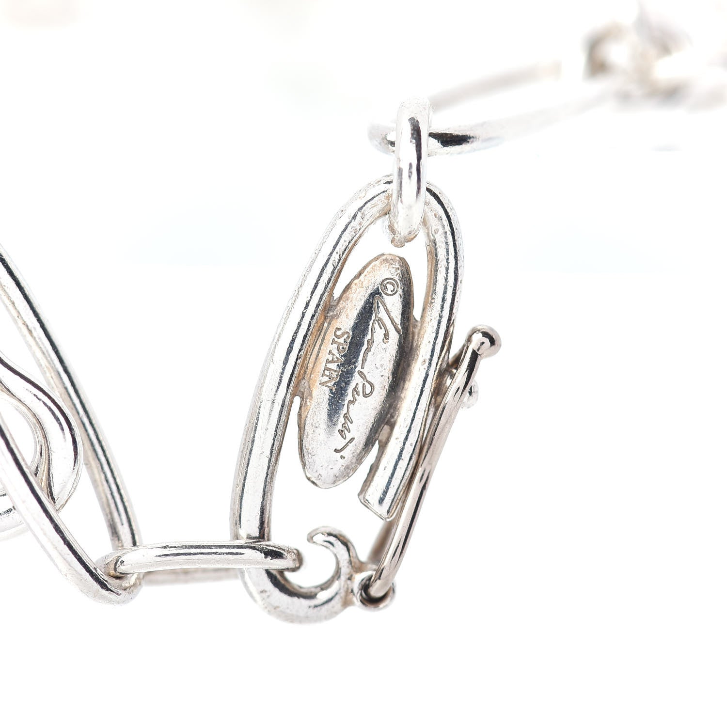 Tiffany Sterling Silver Elsa Peretti Five Charm Bracelet 4 of 4