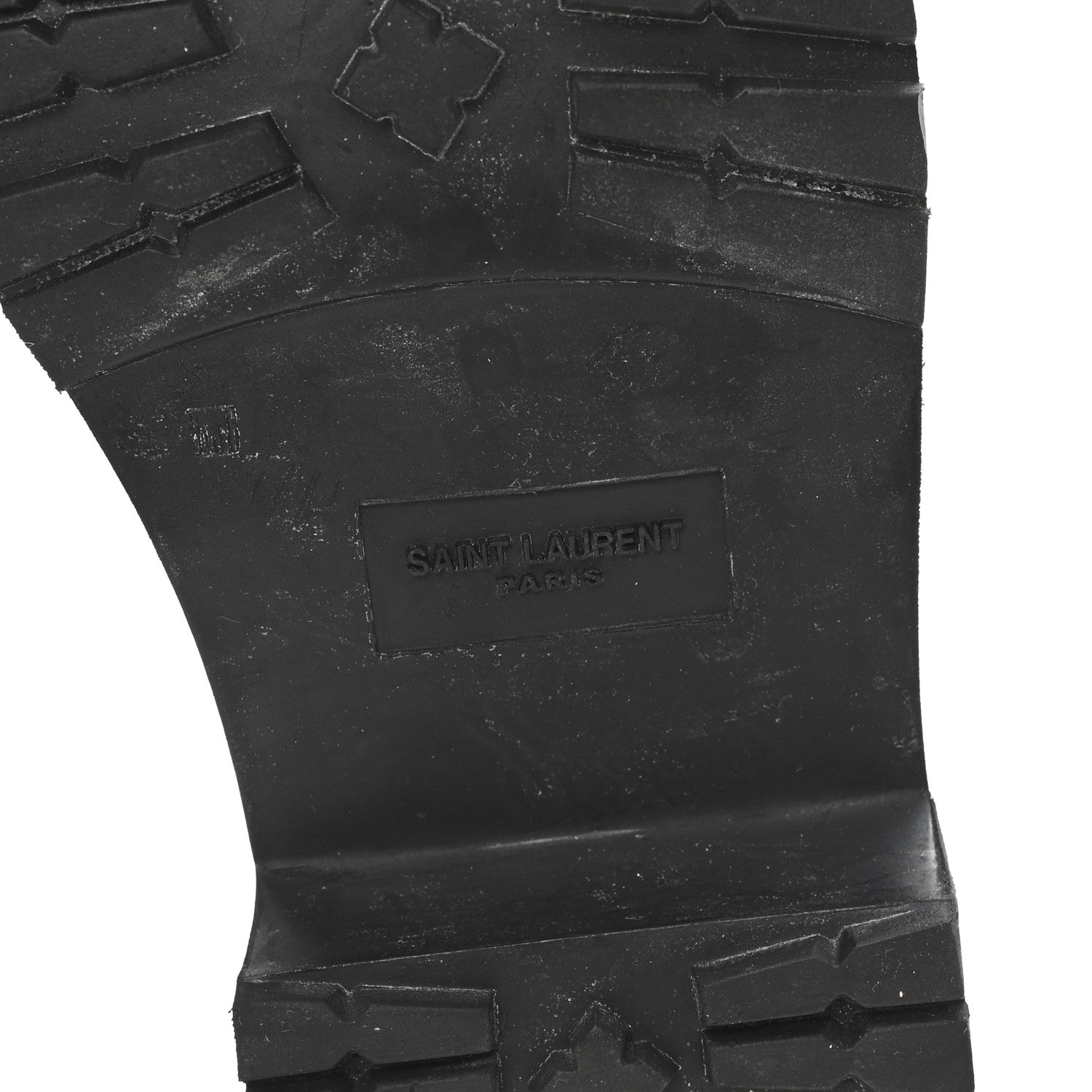 Saint Laurent Glazed Calfskin Le Loafer 15 Penny Slippers 36.5 Black 7 of 10