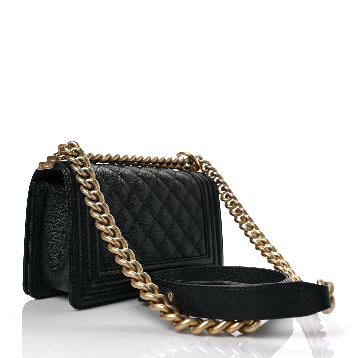 Chanel Caviar Quilted Small Boy Flap Black 3 of 8