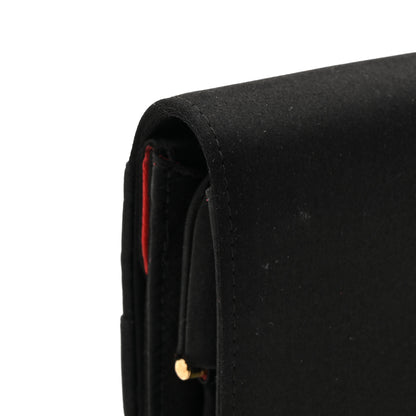 Chanel Satin Bow Clutch Black 9 of 9