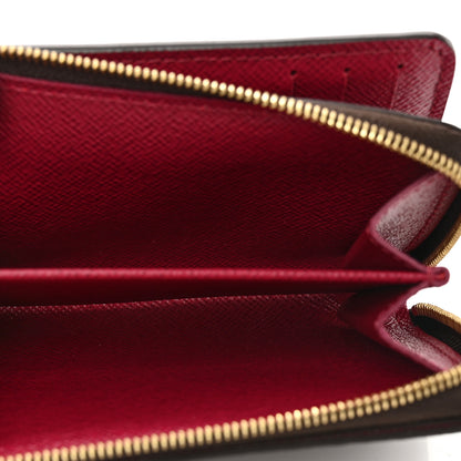 Louis Vuitton Monogram Lou Zippy Compact Wallet Red 5 of 8