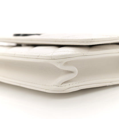Chanel Caviar Quilted My Everything Wallet On Chain WOC White 10 of 11