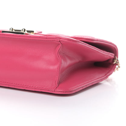 Christian Dior Lambskin Cannage Miss Dior Promenade Pouch Fuchsia 11 of 12
