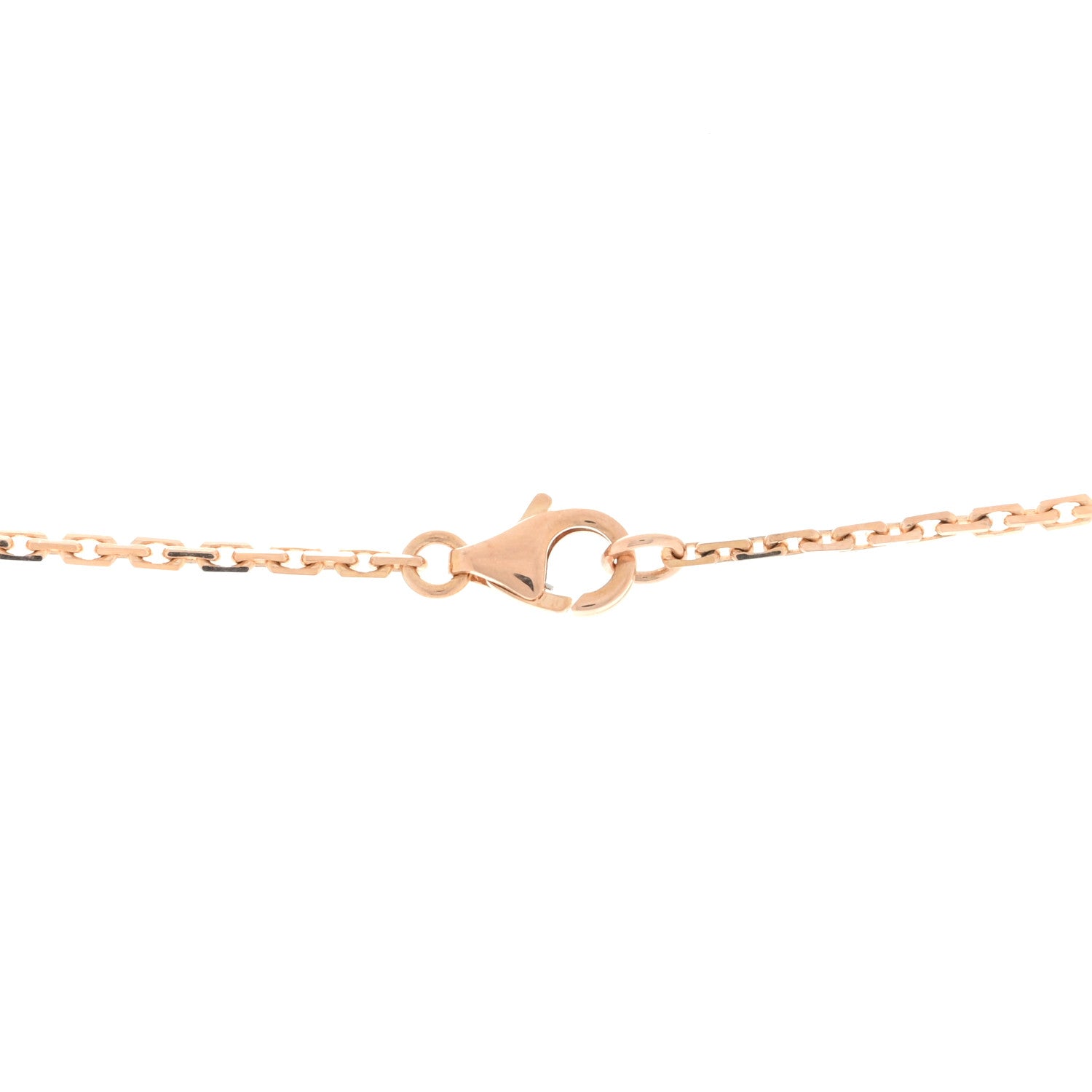 Cartier 18K Pink Gold 3 Diamonds LOVE Pendant Necklace 3 of 3
