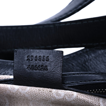 Gucci Calfskin Medium Soft Stirrup Shoulder Bag Black 7 of 14