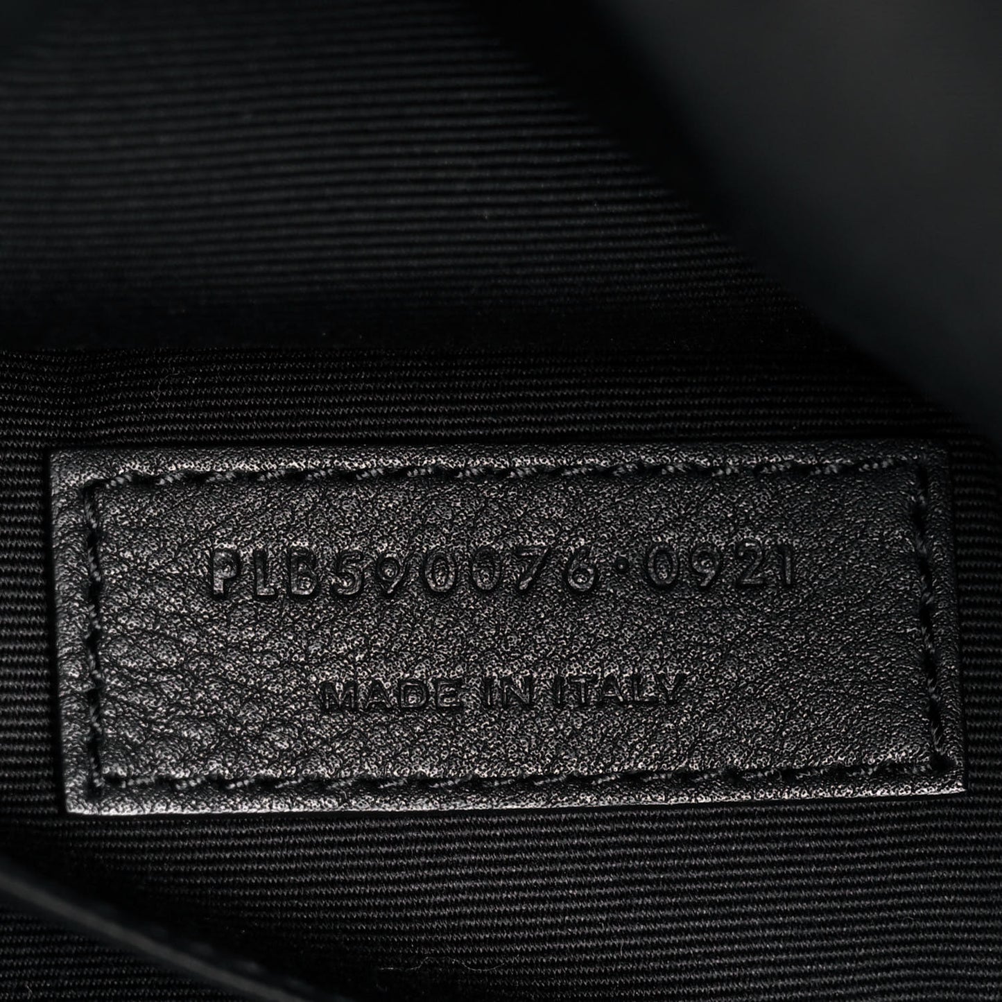 Canvas Monogram Belt Bag Black